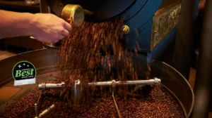 espresso being poured into a to-go coffee cup